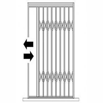 Cancelletto Estensibile Certificato Portafinestra 1 anta 198.5X245