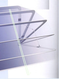 Tenda a cappotta TINTA UNITA cm 450x150