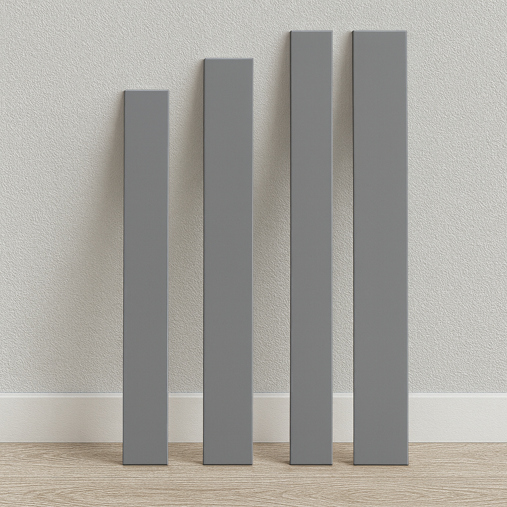 Coprifilo Piatto in Pvc 80 mm Colore premium
