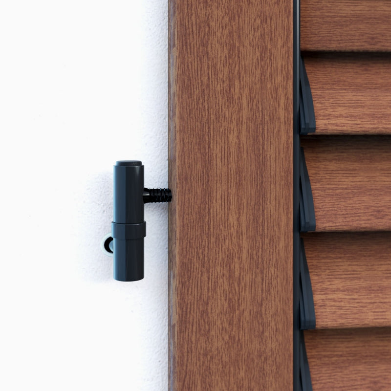 Persiana in alluminio con serratura stecca orientabile portafinestra 2 ante