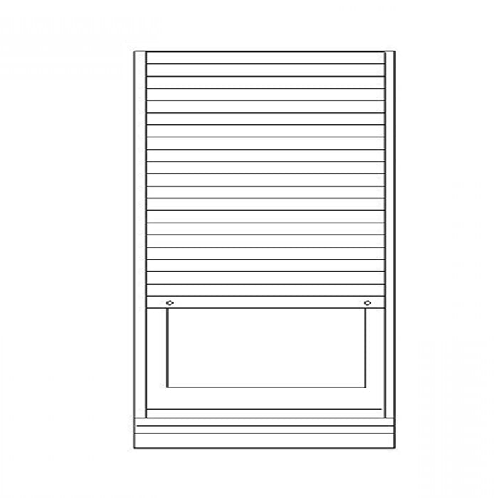 Avvolgibile in Alluminio Finestra 1 anta