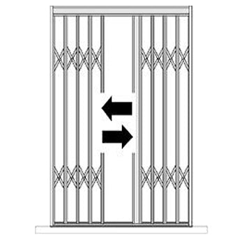 Cancelletto Estensibile Certificato Portafinestra 2 ante 120x227