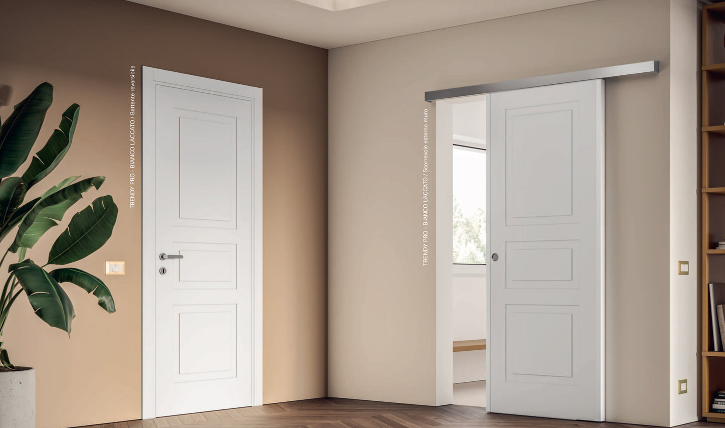 Porta da interno 1 anta battente TRENDY PRO BIANCO LACCATO