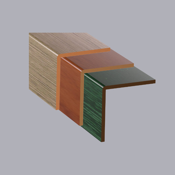 Coprifilo Angolare in Pvc 75x55x6.5 mm Colore premium