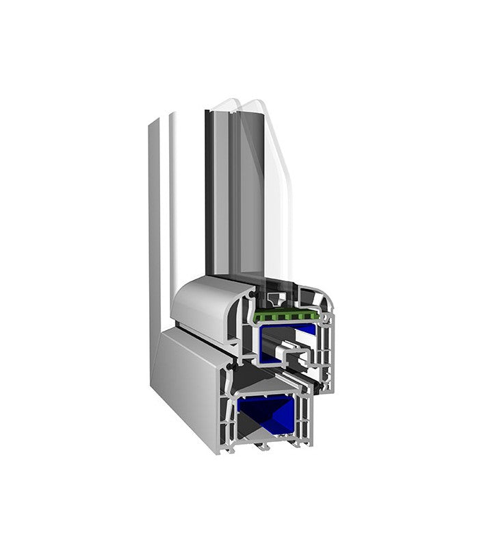 Telaio fisso in Pvc bicolore formato medio – Isolamento Termico e Acustico
