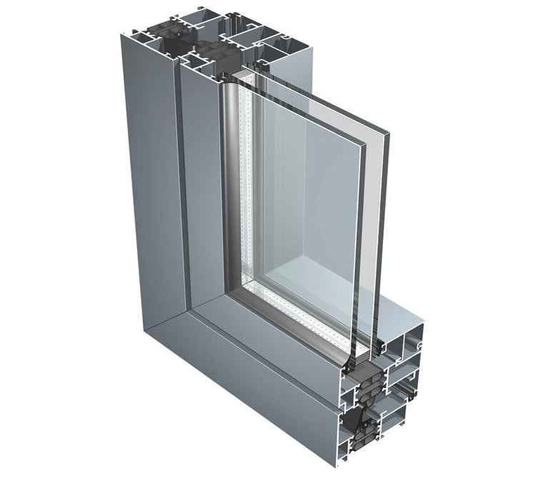 Finestra in ALLUMINIO 2 ante 86x160.5