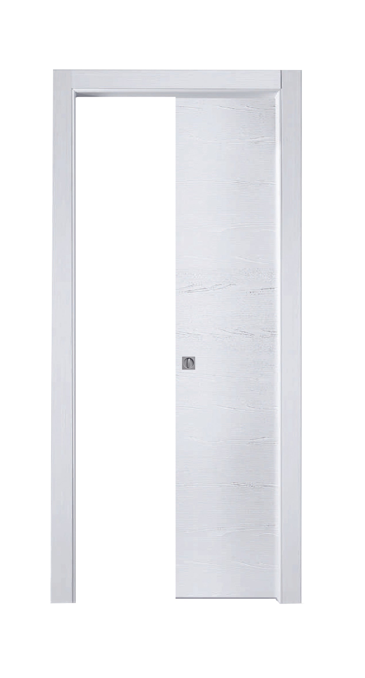 Porta 1 anta scorrevole interno muro BIANCO STRUTTURA – Showroominfissi