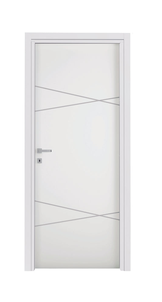 Porta da interno 1 anta battente INCEASY 5 LACCATO TELAIO MICRO