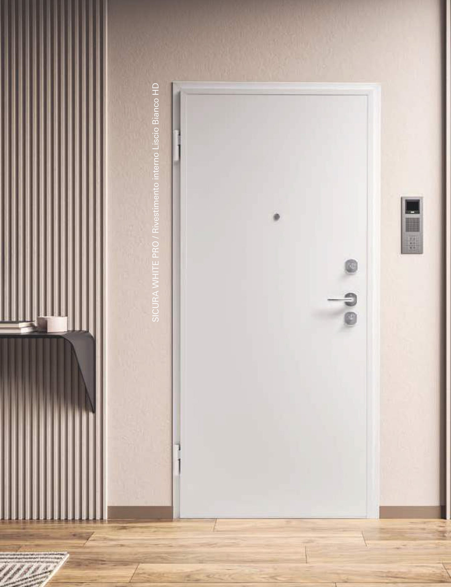 Porta Blindata 1 anta Pannelli Standard Telaio Silver