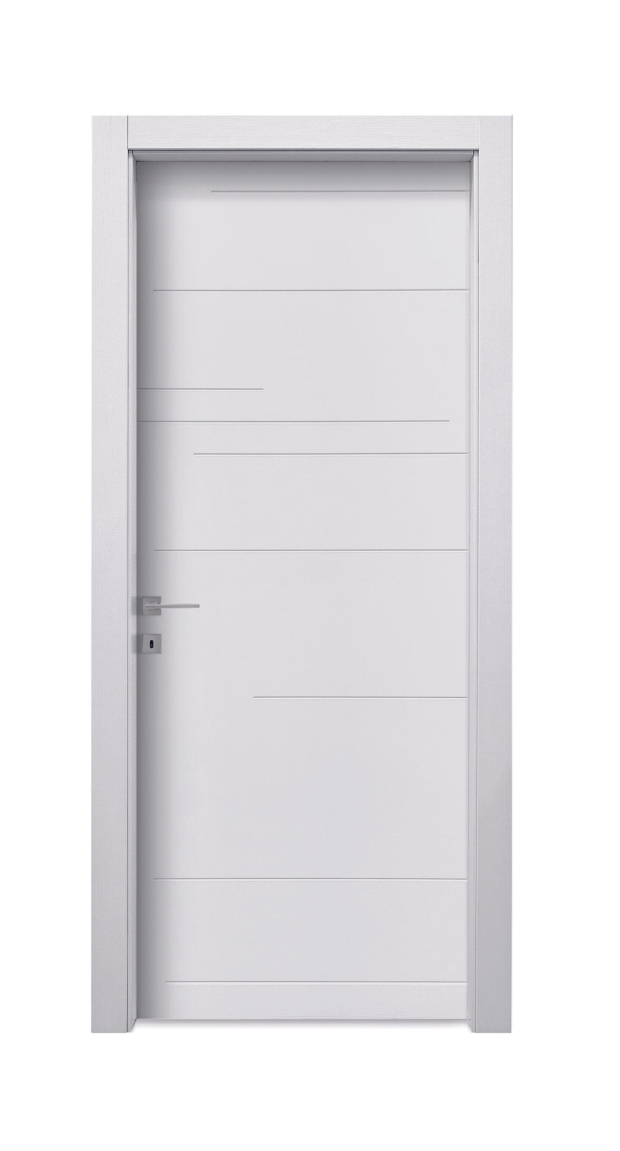 Porta da interno 1 anta battente CROSS PRO BIANCO LACCATO