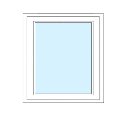 Telaio fisso in Pvc bianco formato medio – Isolamento Termico e Acustico