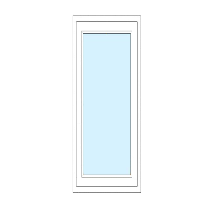 Telaio fisso in Pvc bianco formato grande β Isolamento Termico e Acustico