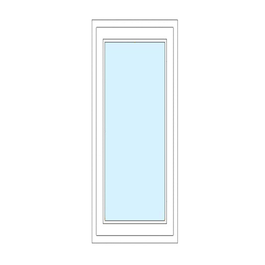 Telaio fisso in Pvc bianco formato grande – Isolamento Termico e Acustico