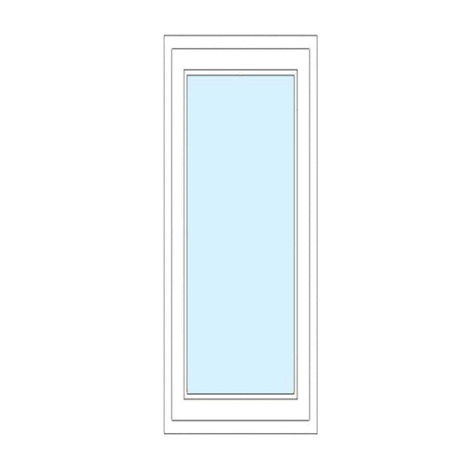 Telaio fisso in Pvc bicolore formato grande – Isolamento Termico e Acustico