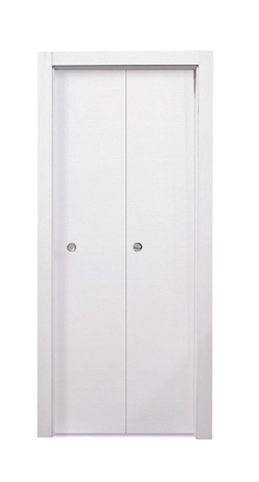 Porta da interno 1 anta pieghevole a libro BIANCO MATRIX