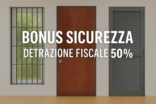 Bonus Sicurezza 2025: Detrazione 50% per Infissi e Antieffrazione