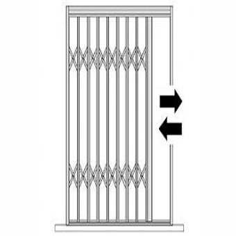 Cancelletto Estensibile Portafinestra 1 anta 117x210