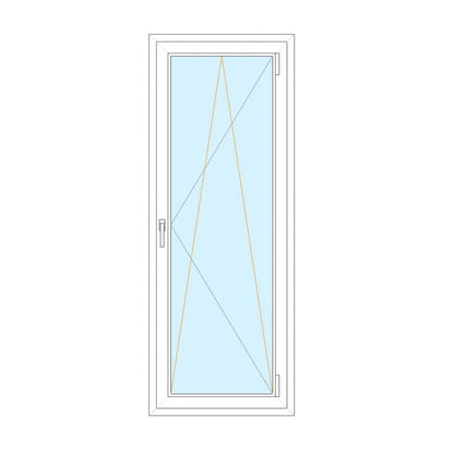 Portafinestra in PVC 1 anta 70x253