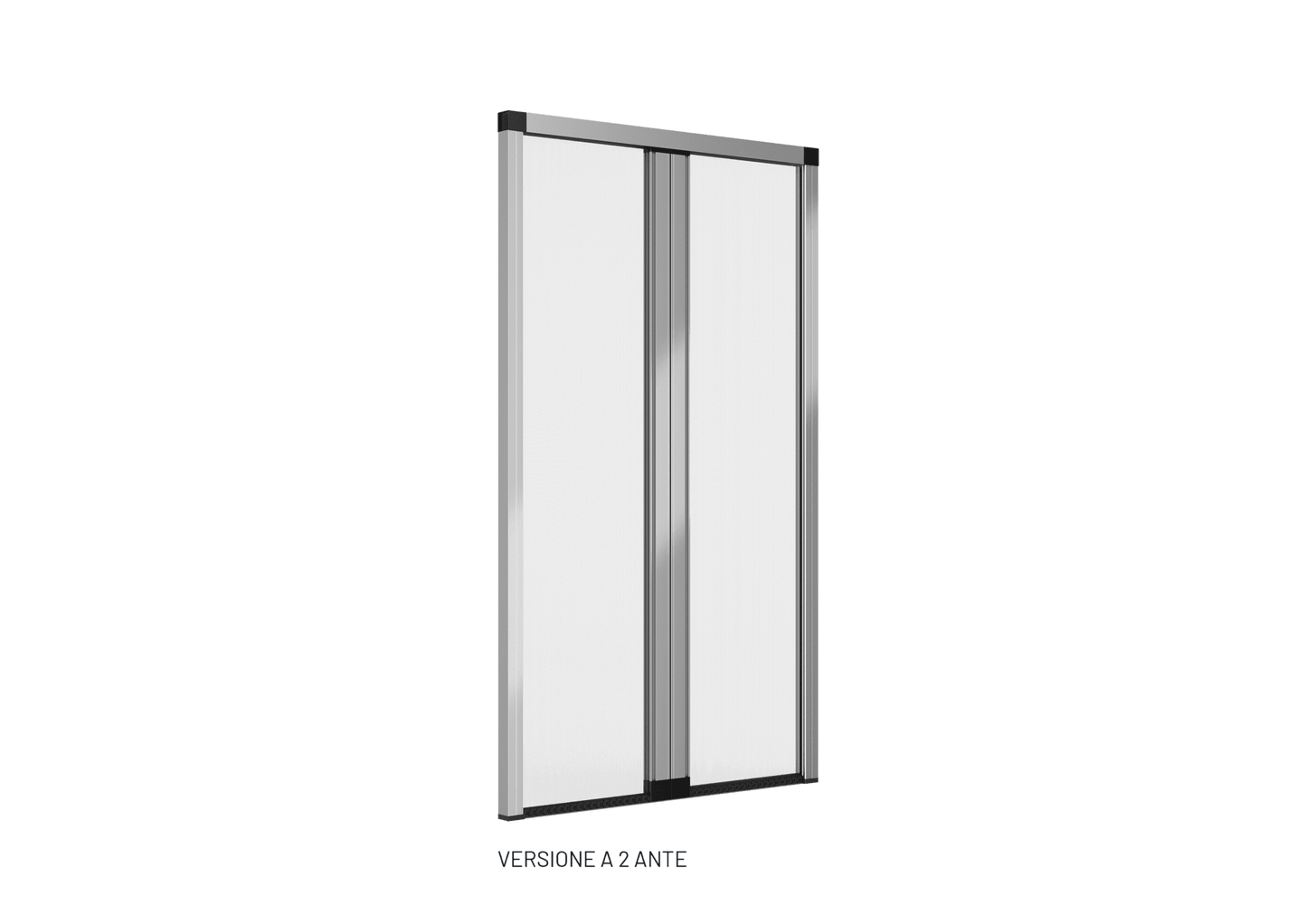 Zanzariera a Scorrimento Laterale 2 ante 180x250 colori standard