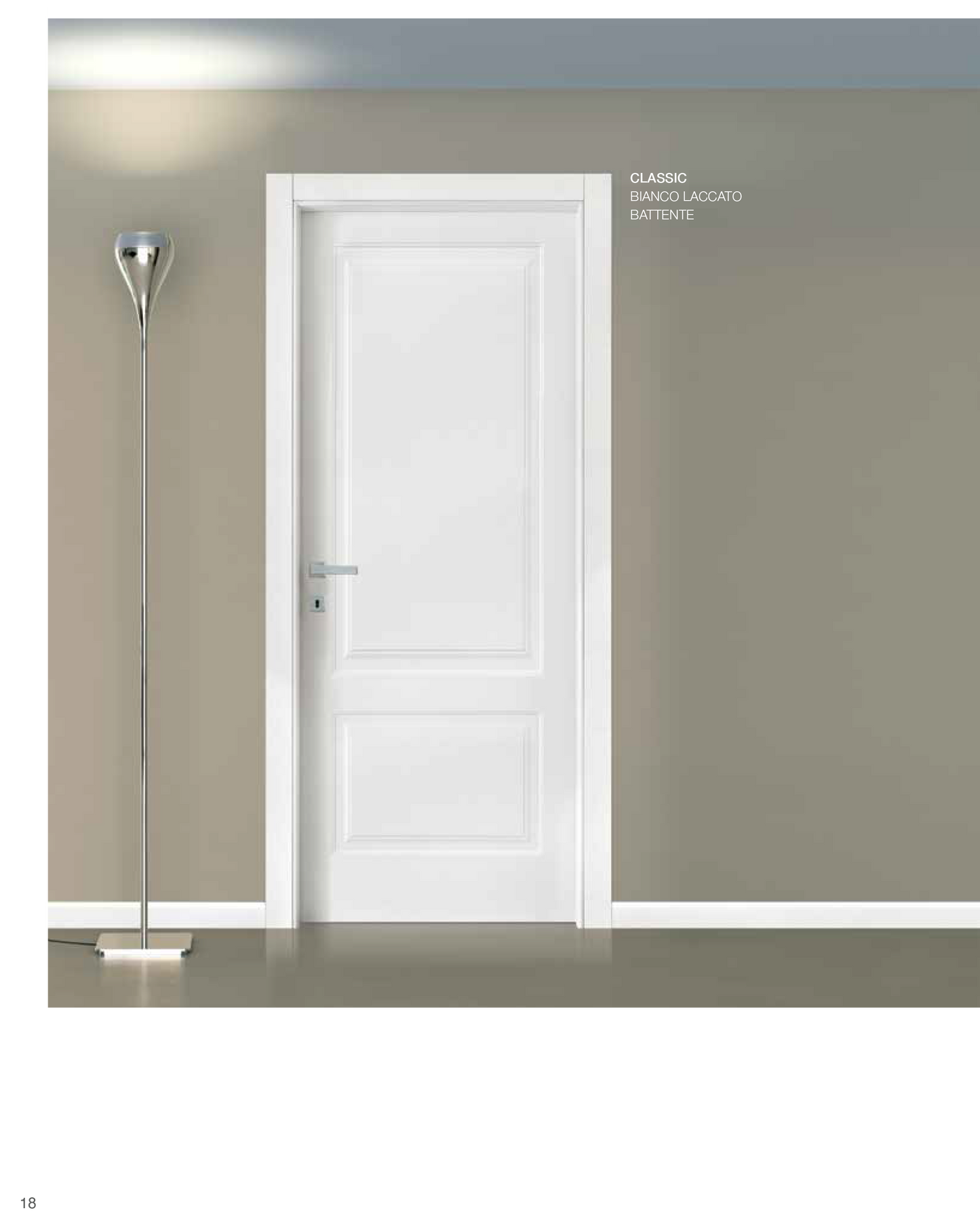 Porta da interno 1 anta battente CLASSIC BIANCO LACCATO
