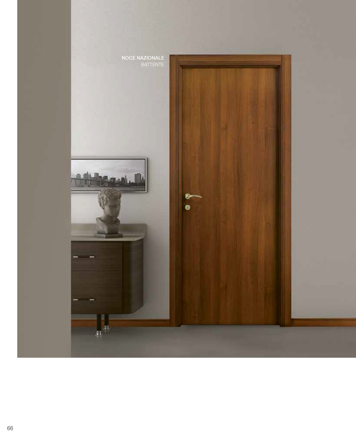 Porta da interno 1 anta battente NOCE NAZIONALE