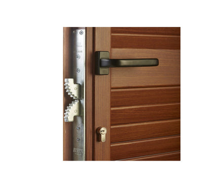 Persiana Blindata Finestra stecca fissa telaio 3 ante 140x140