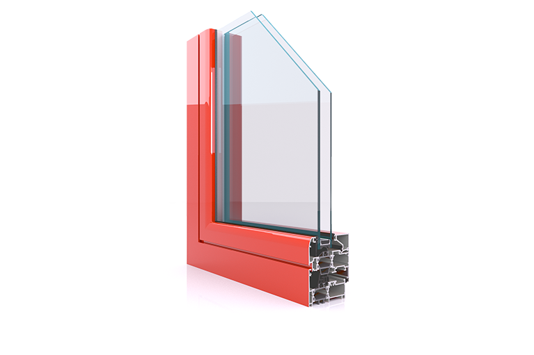 Porta con serratura in Alluminio 1 Anta colore Ral – Isolamento Termico e Acustico