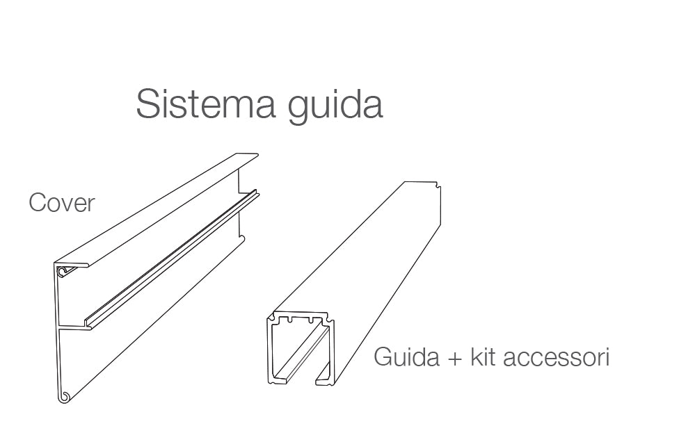 Porta da interno 1 anta scorrevole esterno muro TRENDY BIANCO LACCATO