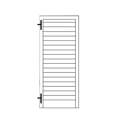 Persiana Legno Finestra stecca fissa cardini 1 anta