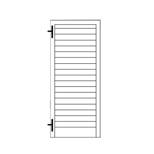 Persiana Legno Finestra stecca fissa cardini 1 anta