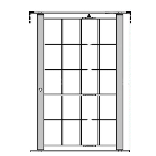 Inferriata Apribile Snodata Finestra 1 anta