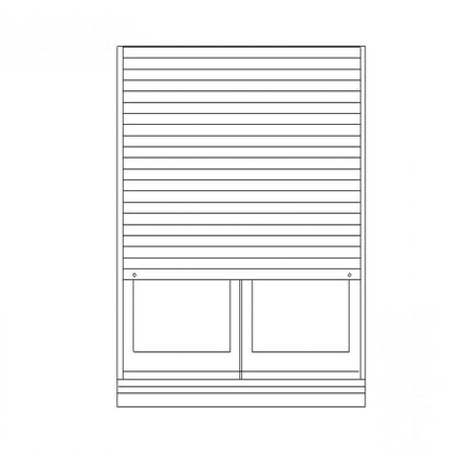 Avvolgibile in PVC Finestra 2 ante 150X170