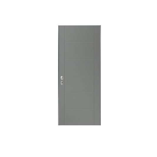 Porta Blindata 1 anta Pannelli Premium Telaio Silver