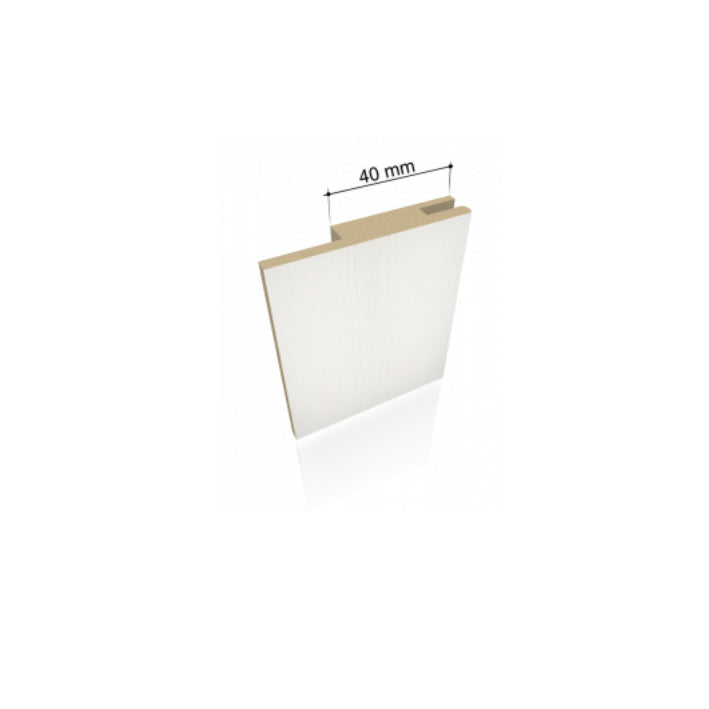 KIT 3 PEZZI ALLARGAMENTO MURO SPESS. MM. 40 BIANCO STRUTTURA