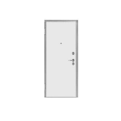 Porta Blindata 1 anta Pannelli Plus Telaio Silver