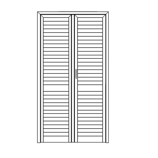 Persiana Portafinestra stecca orientabile telaio 2 ante 125X160