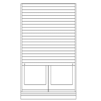 Avvolgibile in PVC 123x280