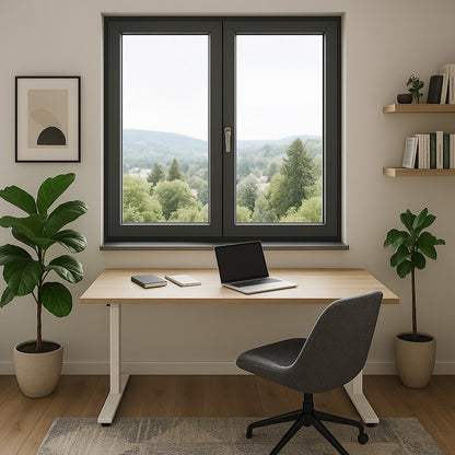 Porta con serratura in Alluminio 1 Anta colore Ral – Isolamento Termico e Acustico