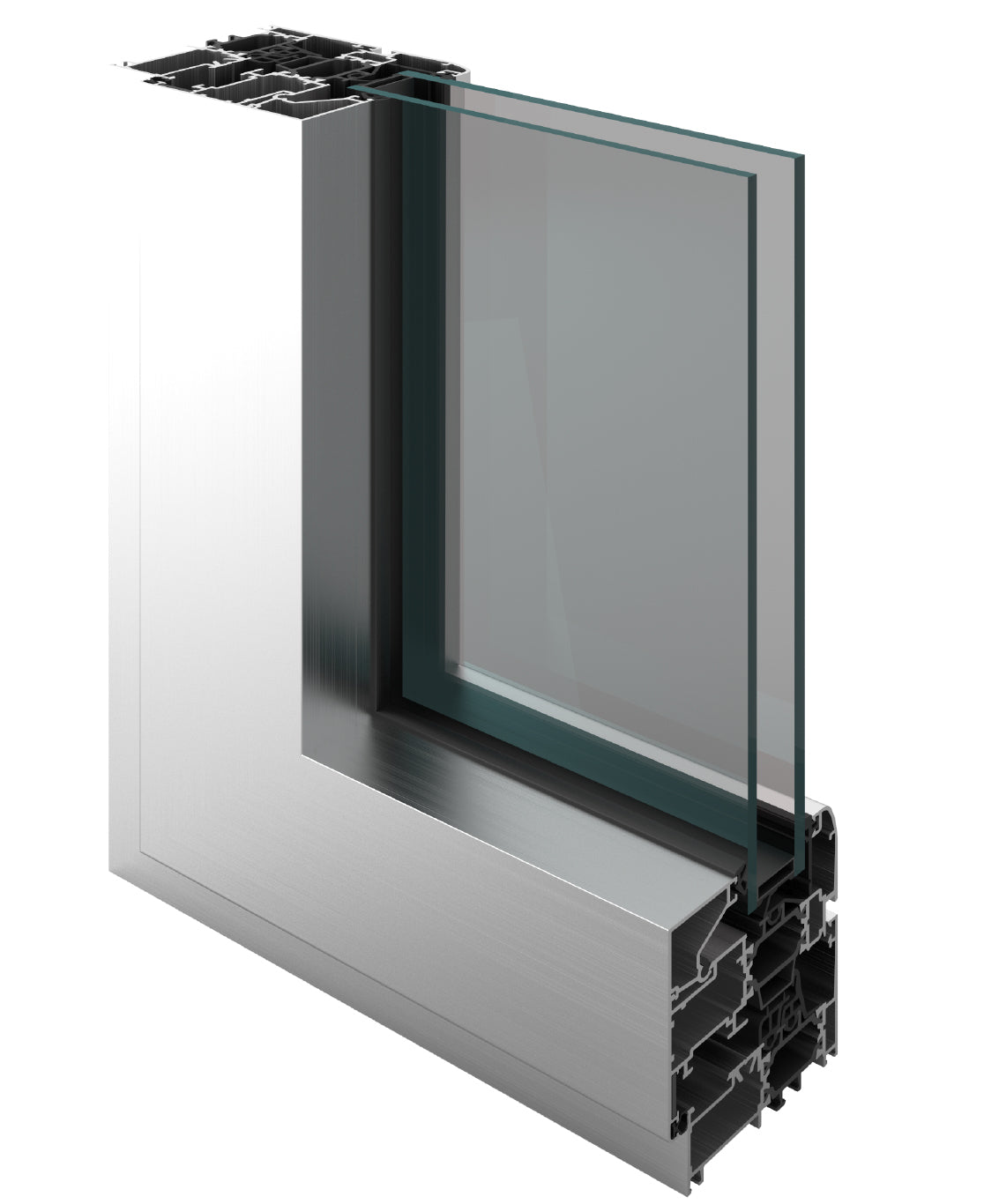 Porta con serratura in Alluminio 1 Anta colore Ral – Isolamento Termico e Acustico
