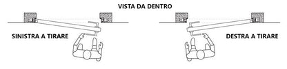 Porta Blindata 1 anta Pannelli Standard Telaio Black