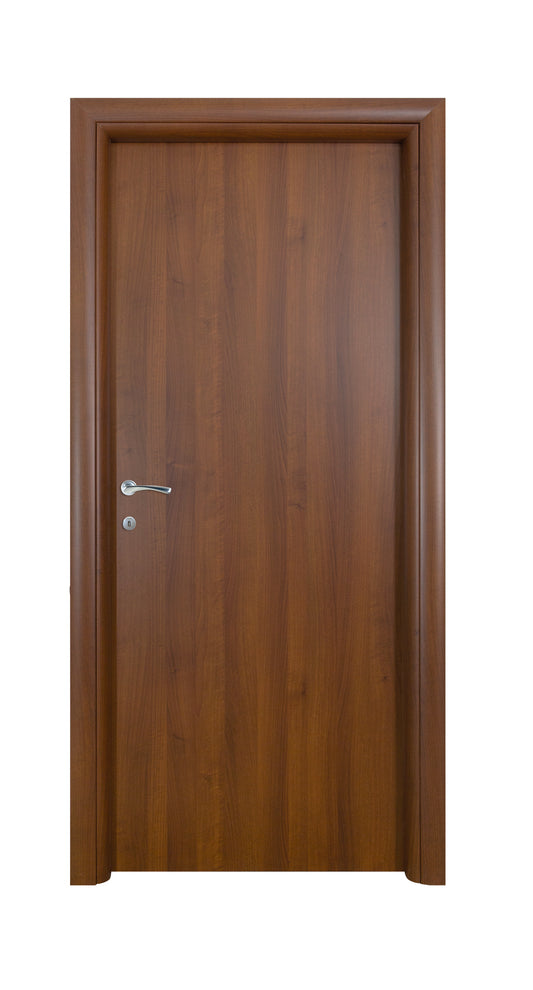 Porta da interno 1 anta battente TONDA NOCE
