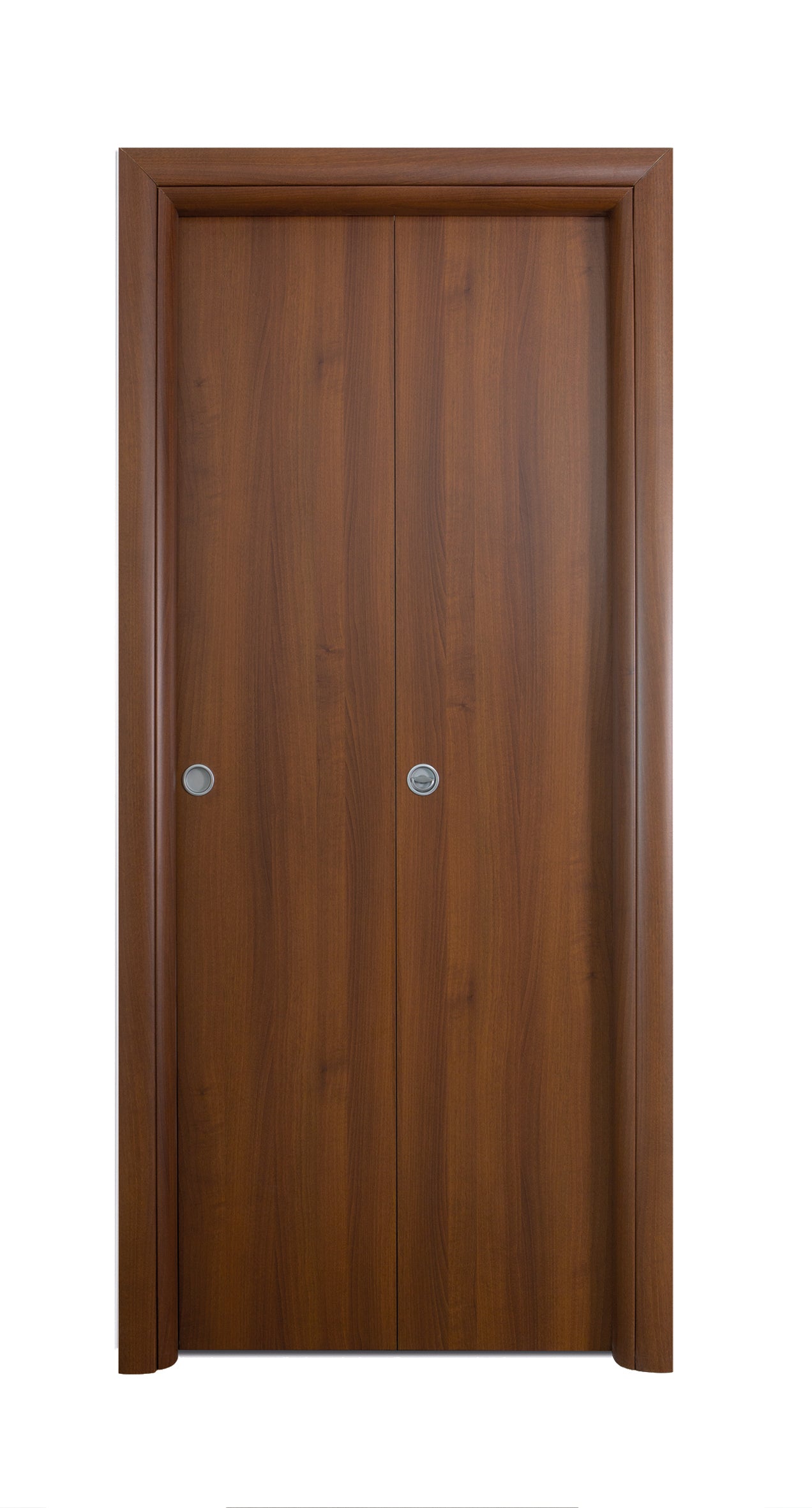 Porta da interno 1 anta pieghevole a libro QUADRA NOCE
