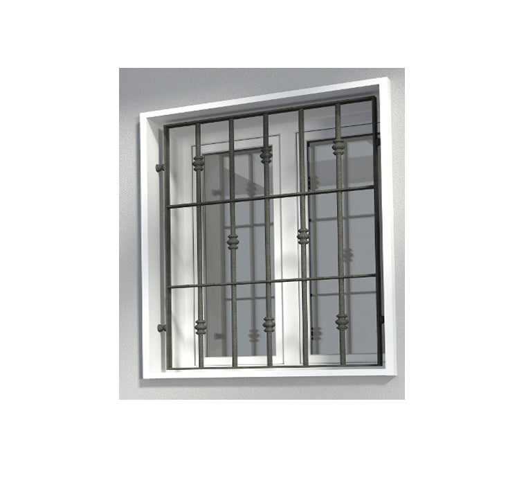 Inferriata Fissa Finestra 2 ante 120x135