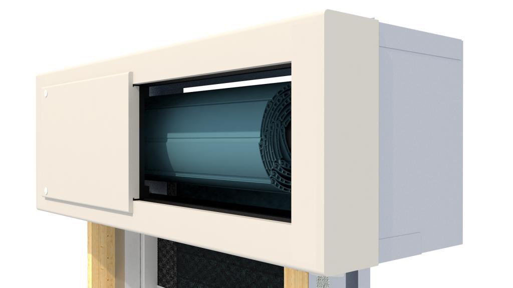Cassonetto per avvolgibili coibentato larghezza cm 200