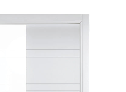 Porta da interno 1 anta scorrevole interno muro DYNAMIC BIANCO LACCATO