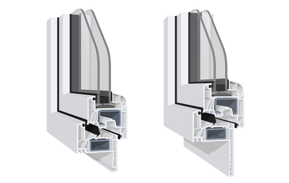 Porta con serratura in PVC colori speciali 1 anta – Isolamento Termico e Acustico