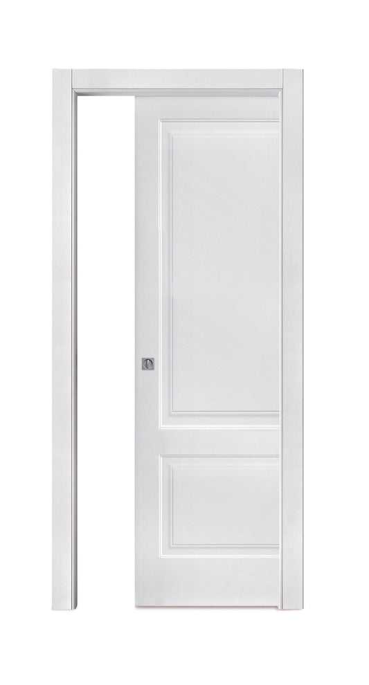 Porta da interno 1 anta scorrevole interno muro CLASSIC BIANCO LACCATO