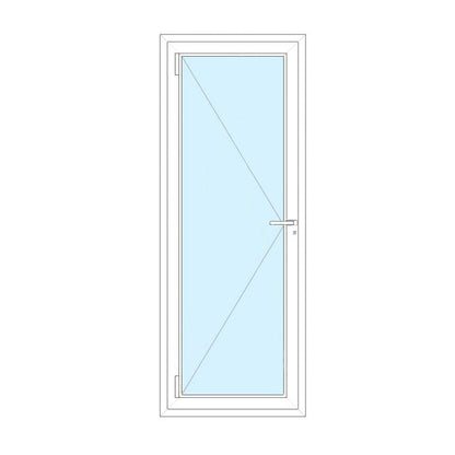 Porta con serratura in PVC 1 anta