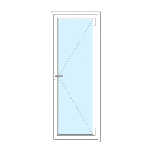 Porta con serratura in PVC 1 anta