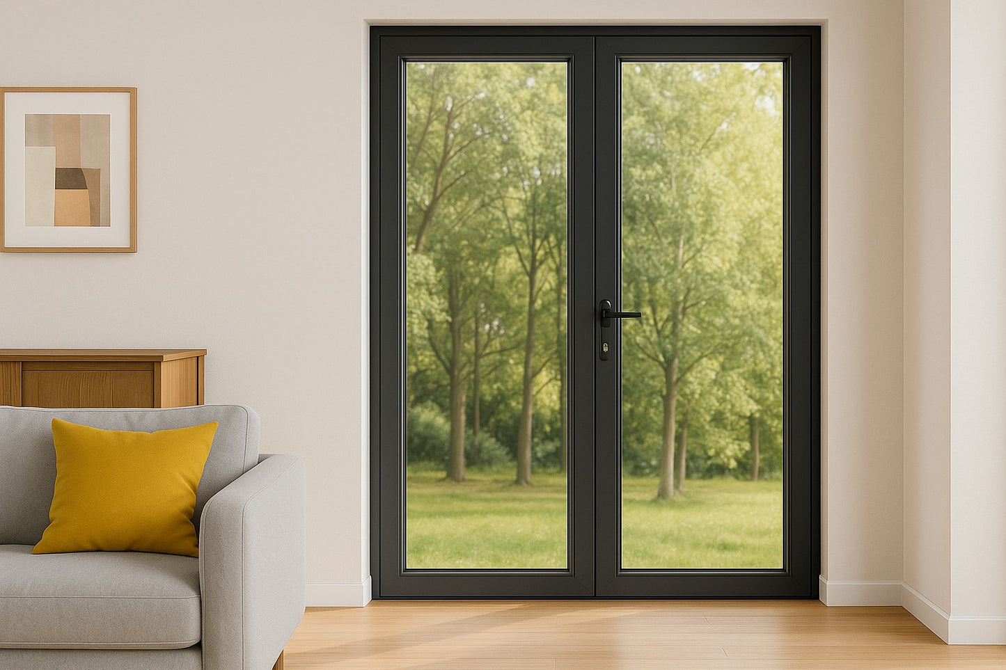 Finestra in Alluminio 1 Anta con Ribalta colore Ral – Isolamento Termico e Acustico